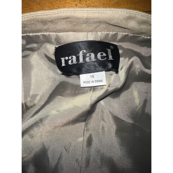 Dress Barn Jacket Size L Grey Suit Outer Long Sleeves Size 14 - Picture 4 of 8